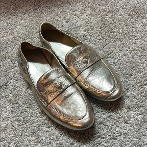 Tory Burch Silver Loafers for Women